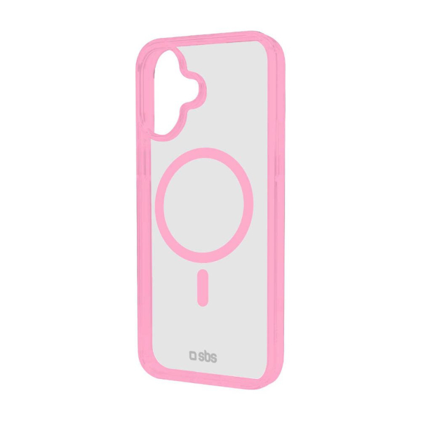 8018417482335 - Mag Frame Handy-Cover für Apple iPhone 16 transparent rosa 8018417482335 Sbs 8018417482335 - Mag Frame Handy-Cover für Apple iPhone 16 transparent rosa 8018417482335 Sbs