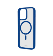 Mag Frame Handy-Cover für Apple iPhone 16 Pro Max transparent, blau
