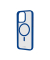 Mag Frame Handy-Cover für Apple iPhone 16 Pro Max transparent, blau