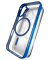 Mag Frame Handy-Cover für Apple iPhone 16 Pro Max transparent, blau