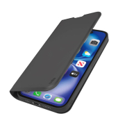 Wallet Smooth Handyhülle für Apple iPhone 16e schwarz