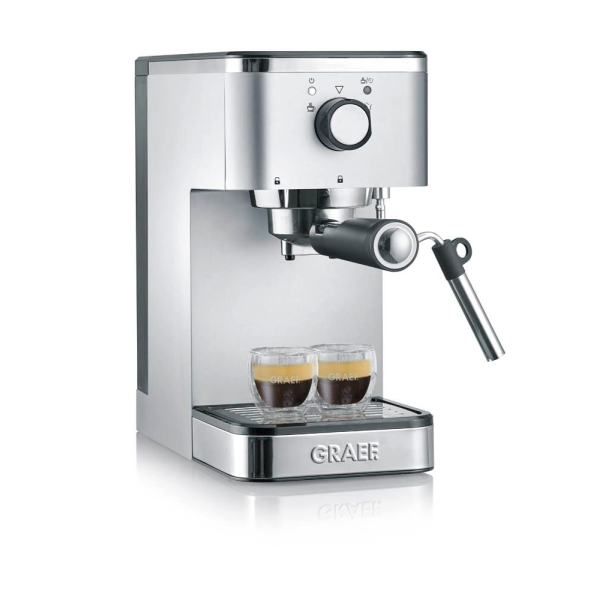 4001627026363 - 0 GRAEF Siebträger-Espressomaschine Salita ES 400 silber 4001627026363 - 0 GRAEF Siebträger-Espressomaschine Salita ES 400 silber