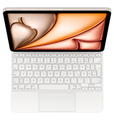 Magic Keyboard Tablet-Tastatur weiß geeignet für Apple iPad Air 4. Gen (2020), Apple iPad Air 5. Gen (2022), Apple iPad Air 11 (