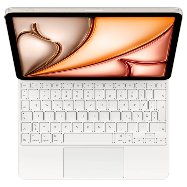 0195950218114 - Magic Keyboard Tablet-Tastatur weiß geeignet für iPad Air 4 Gen (2020) iPad Air 5 Gen (2022) iPad Air 11 (M2) iPad Air 11 (M3)