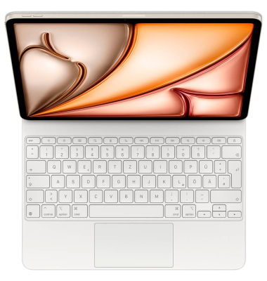 Magic Keyboard Tablet-Tastatur weiß geeignet für Apple iPad Air 13 (M2), Apple iPad Air 13 (M3)