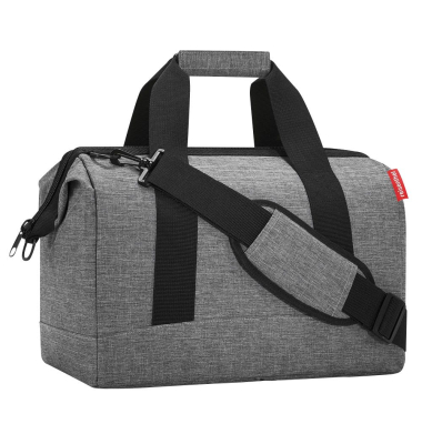 Reisetasche allrounder M Kunstfaser silver twist MS7052