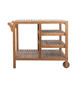 Servierwagen AKRON braun 89,0 x 54,5 x 75,0 cm