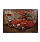 Wandbild 3D Auto