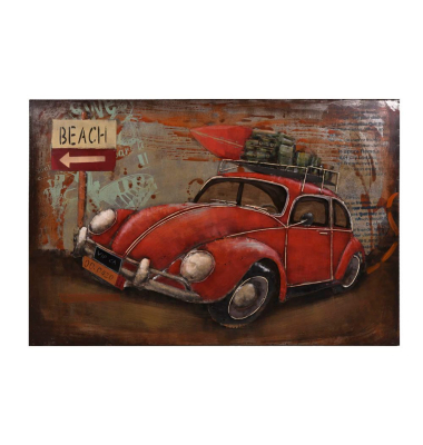 Wandbild 3D Auto