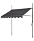 Klemmmarkise anthrazit 200,0 x 230,0 - 300,0 cm
