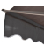 Klemmmarkise anthrazit 200,0 x 230,0 - 300,0 cm