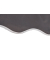 Klemmmarkise anthrazit 300,0 x 230,0 - 300,0 cm