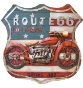 Wandbild 3D Motorrad