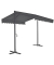 Standmarkise grau 300,0 x 300,0 cm