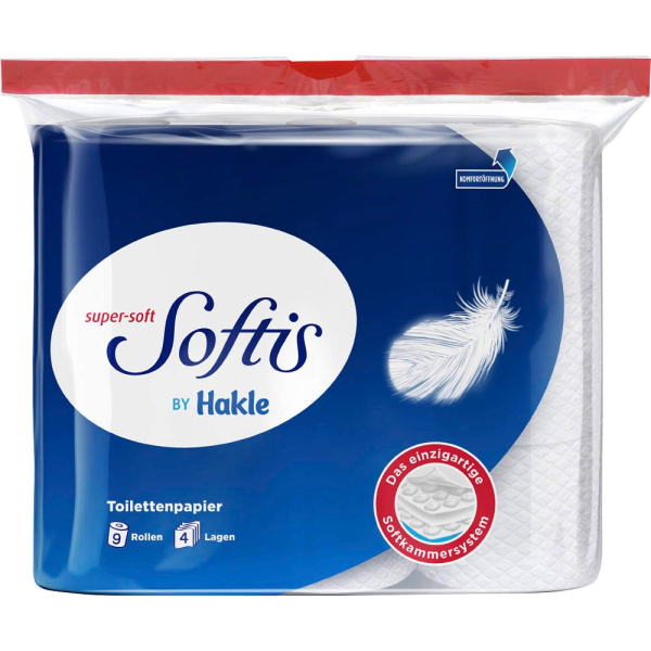 8004260007788 - Toilettenpapier Super-soft Sotfis 4-lagig 9 Rollen 8004260007788 9 Rolle 8004260007788 - Toilettenpapier Super-soft Sotfis 4-lagig 9 Rollen 8004260007788 9 Rolle