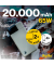 Powerbank POWERBIRD B20+ AQPBPBIB20PMGR055, gr&uuml;n, 20000 mAh