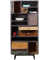 Regalschrank TOBOL, 304070 braun 80,0 x 40,0 x 183,0 cm