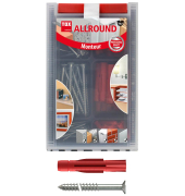 Monteur Allround 094901081 Dübel- und Schrauben-Sortiment Ø 5,0, 6,0, 8,0 mm x 31,0, 36,0, 51,0 mm