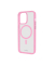 Mag Frame Handy-Cover für Apple iPhone 15 Pro Max transparent, rosa