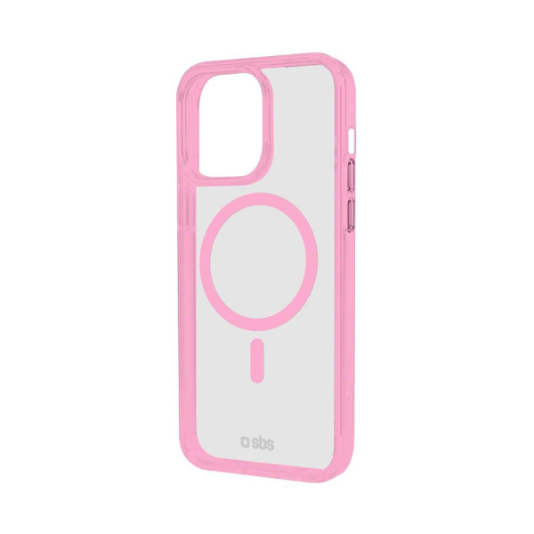 8018417480096 - Mag Frame Handy-Cover für Apple iPhone 15 Pro Max transparent rosa 8018417480096 Sbs 8018417480096 - Mag Frame Handy-Cover für Apple iPhone 15 Pro Max transparent rosa 8018417480096 Sbs