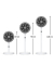 Tischventilatoren 1830009378 schwarz/weiß
