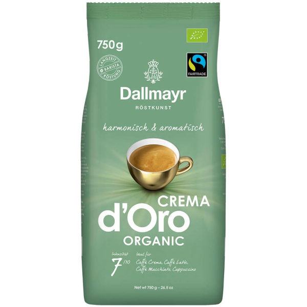 4008167734802 - Crema d Oro Organic Kaffeebohnen harmonisch & aromatisch 4008167734802 750 Gramm 4008167734802 - Crema d Oro Organic Kaffeebohnen harmonisch & aromatisch 4008167734802 750 Gramm