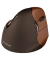Vertikalmaus Evoluent 4 BNEEVR4SW, 6 Tasten, kabellos USB-Funk, Rechtsh., ergonomisch, klein, hohe Aufl., optisch, schwarz braun