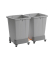 Rolle für Mülleimer DURABIN 90L rPP