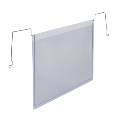 Drahtbügeltaschen transparent A5 Drahtbügeltaschen transparent A5