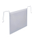 Drahtbügeltaschen transparent A5