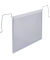 Drahtbügeltaschen transparent A4
