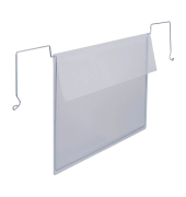 Drahtbügeltaschen transparent A5