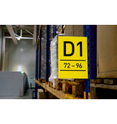 10 DURABLE Gangschilder A4 hoch Kunststoff transparent 210,0 x 297,0 mm