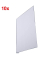 10 DURABLE Gangschilder A4 hoch Kunststoff transparent 210,0 x 297,0 mm