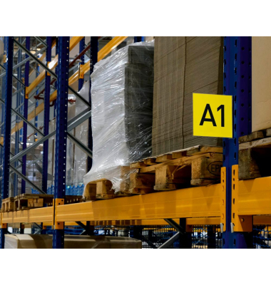 10 DURABLE Gangschilder Kunststoff transparent 149,0 x 149,0 mm