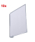 10 DURABLE Gangschilder Kunststoff transparent 149,0 x 149,0 mm