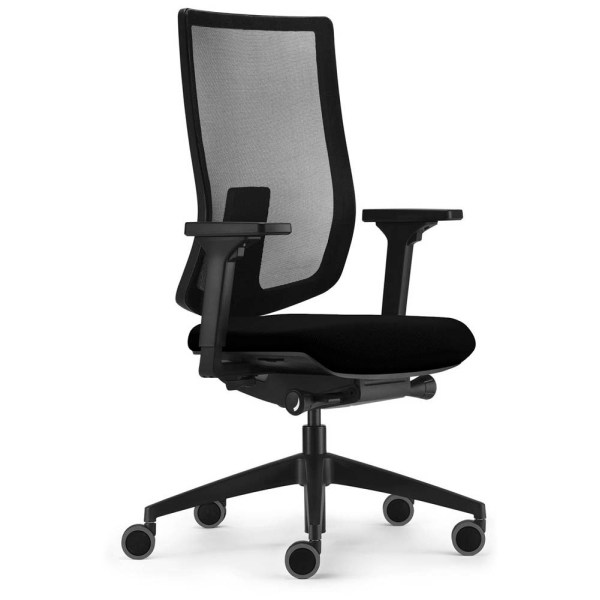 4049694007564 - Bürostuhl sedo pro light 2 schwarz   schwarz mit Armlehnen bis 130kg 4049694007564 Sedus