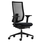 Bürostuhl se:do pro light 2, AP-896005 Stoff blau, Gestell schwarz