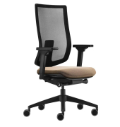 Bürostuhl se:do pro light 2, AP-896007 Stoff beige, Gestell schwarz