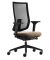 B&uuml;rostuhl se:do pro light 2, creme/schwarz / schwarz, mit Armlehnen, bis 130kg, ohne Kopfst&uuml;tze