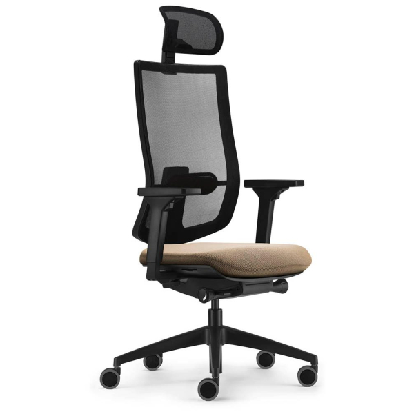 4049694007632 - Bürostuhl sedo pro light 2 creme schwarz   schwarz mit Armlehnen bis 130kg 4049694007632 Sedus