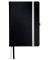 Notizbuch 44520094, satin schwarz, A5, 100g