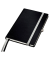 Notizbuch 44520094, satin schwarz, A5, 100g