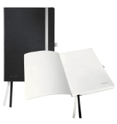 Notizbuch 44530094, Style, schwarz, A5, blanko, 100g, 80 Blatt / 160 Seiten