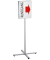 Infost&auml;nder INFO STAND OUTDOOR 502957, A3, 142cm hoch, silber