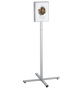 Infoständer INFO STAND OUTDOOR silber DIN A4