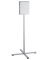Infost&auml;nder INFO STAND OUTDOOR 502057, A4, 134,8cm hoch, silber