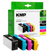  schwarz, cyan, magenta, gelb Druckerpatronen kompatibel zu HP 364XL (N9J74AE), 4er-Set