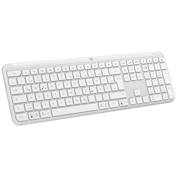 5099206118744 - 920-012452 Tastaturen PC -kabellos- Signature Slim K950(DE) Tastatur Weiss Kabellos 920-012452 5099206118744