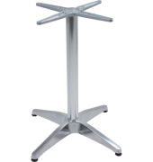 BRENTA Tischgestell für Bistrotisch silber 66,0 x 66,0 x 70,0 cm